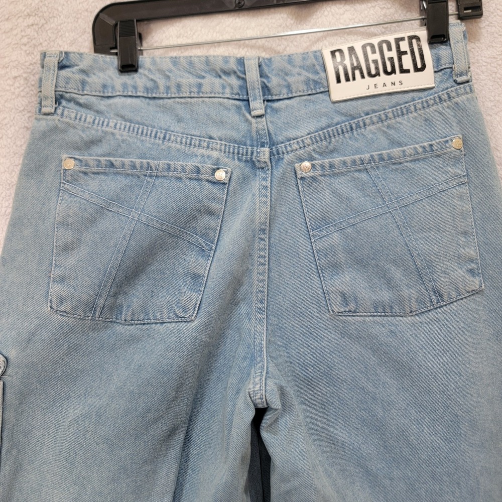 Dolls Kill The Ragged Jeans Priest Balloon Cargo Pants 28 X 28" Baggy Streetwear - Picture 10 of 16